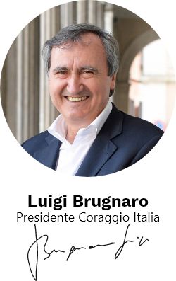 Luigi Brugnaro, Presidente Coraggio Italia